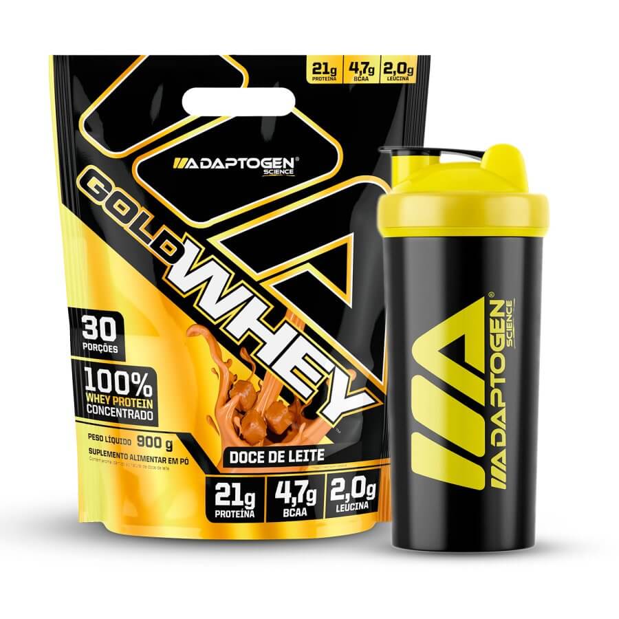 Combo Gold Whey Bag + Coqueteleira