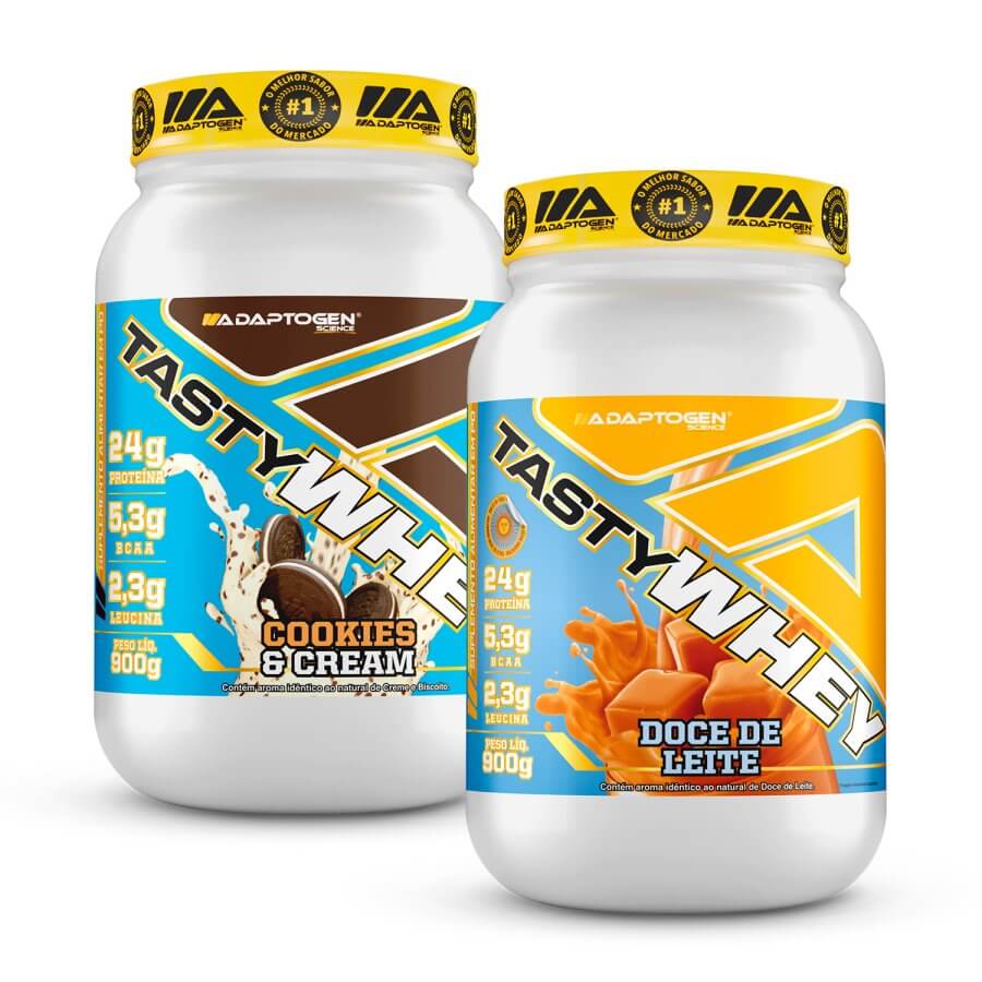 Combo 2x Tasty Whey 3W 900G