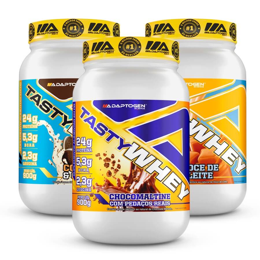 Combo 3x Tasty Whey 3W 900G