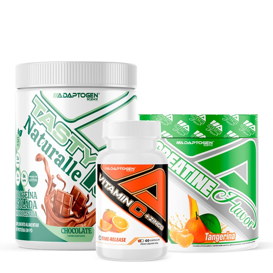 Combo Tasty Iso Naturalle + Creatina Flavor + Vitamina C