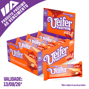 Ueifer Protein Avelã Cx com 12 unidades de 40g