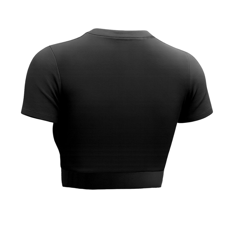 Cropped Adaptogen Elastic Preto