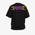 Camiseta Adaptogen Oversized Panic Preta