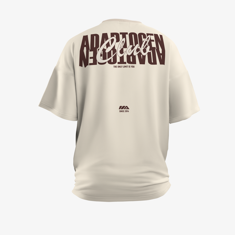 Camiseta Adaptogen Oversized Club Off White
