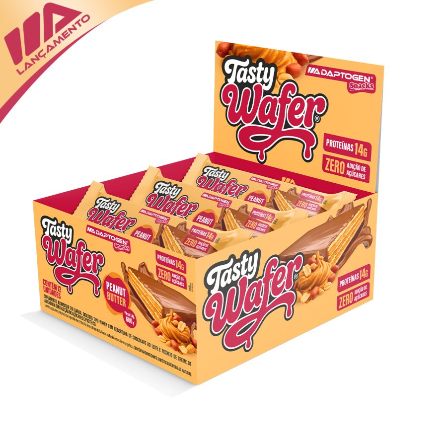 TASTY WAFER PEANUT BUTTER 50G CX12