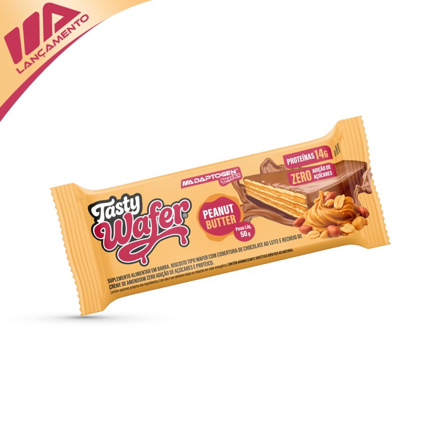 TASTY WAFER PEANUT BUTTER 50G CX12