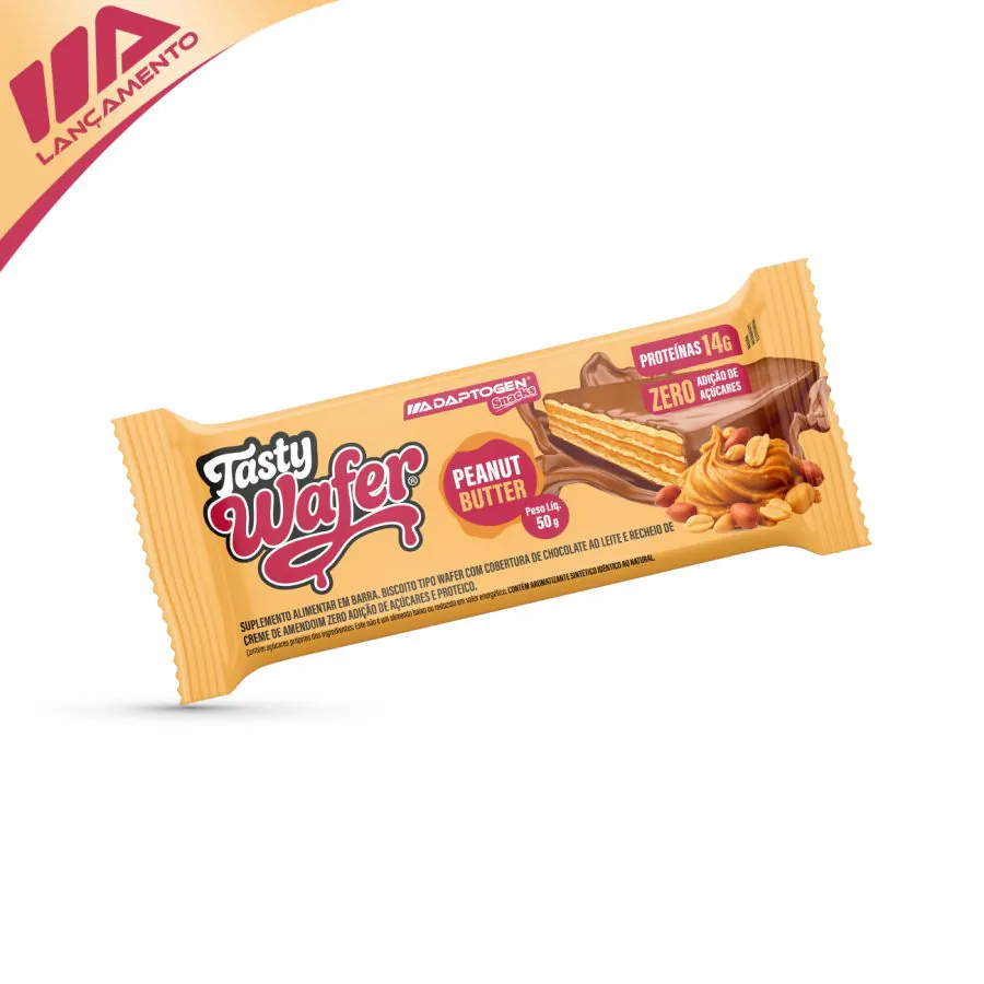 TASTY WAFER PEANUT BUTTER 50G CX12