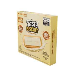 Tasty Biscuit Chocolate Branco 72g - 6 un