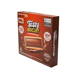 Tasty Biscuit Chocolate Meio Amargo 72g - 6 un